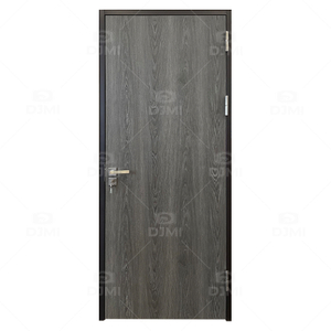Customized Glass Molding Steel Frame Wood Door