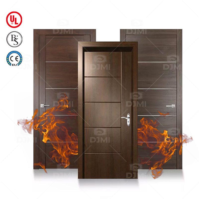 1 3/4 Fire Rating Solid Wood External Fire Wood Door